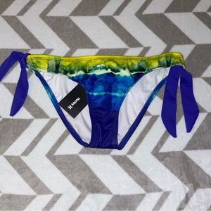 NEW Hurley Tie Dye Swim Bikini Bottoms